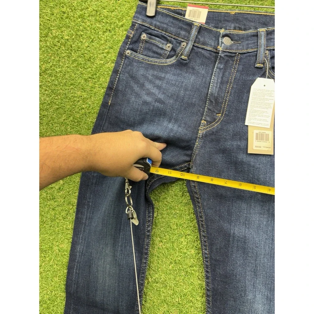 Levis 510 Jeans Mens 30x32 Blue Skinny Dark Wash Stretch Denim Preppy Casual NWT